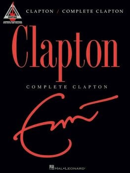 Music sheet for guitars and bass guitars Hal Leonard Complete Clapton Guitar Music Book - 1