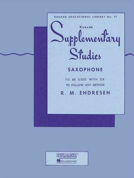 Nodeblad til blæseinstrumenter Hal Leonard Rubank Supplementary Studies Saxophone - 1