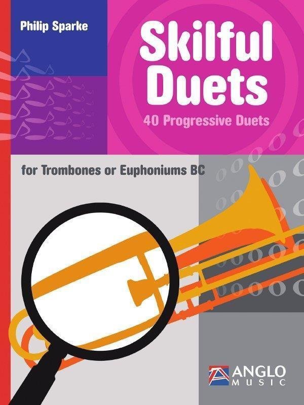 Nuty na instrumenty dęte Hal Leonard Skilful Duets Trombone / Euphonium BC