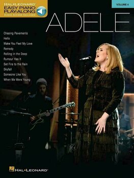 Partitura para pianos Adele Easy Piano Play-Along Volume 4 Livro de música - 1