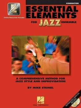 Partitura para bandas e orquestra Hal Leonard Essential Elements for Jazz Ensemble Livro de música - 1