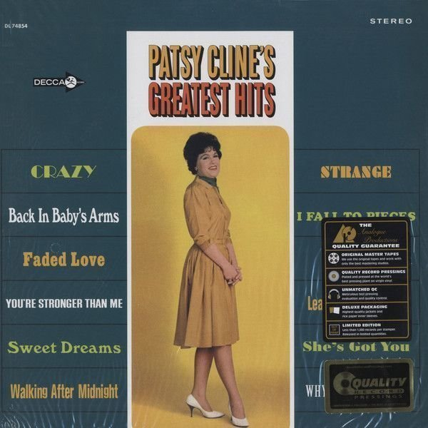 Vinyl Record Patsy Cline - Greatest Hits (LP)