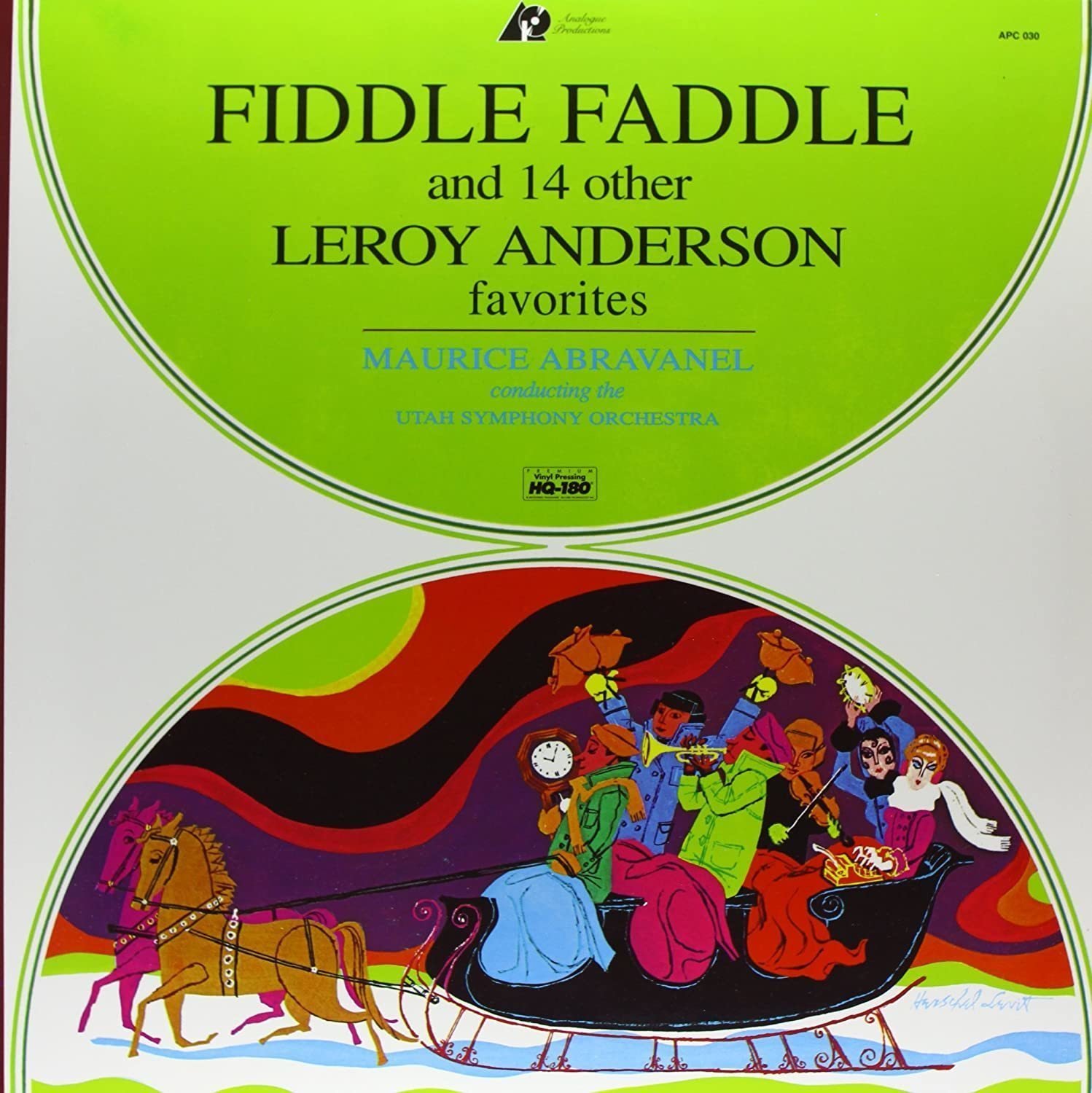 Vinyylilevy Maurice Abravanel - Fiddle Faddle and 14 Other Leroy Anderson Favorites (LP)