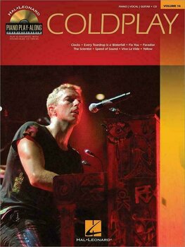 Noty pre klávesové nástroje Coldplay Piano Play-Along Volume 16 Noty - 1