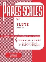 Sheet Music Hal Leonard Rubank Pares Scales Flute / Piccolo
