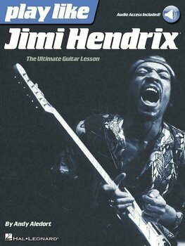 Partitura para guitarras e baixos Hal Leonard Play like Jimi Hendrix Guitar [TAB] Livro de música - 1