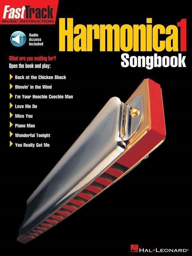 Noty pre dychové nástroje Hal Leonard FastTrack - Harmonica 1 - Songbook Harmonika-Vokálny