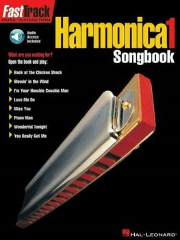 Нотни листи за духови инструменти Hal Leonard FastTrack - Harmonica 1 - Songbook Вокална-Хармоника - 1