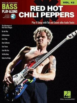 Noder til basguitarer Red Hot Chili Peppers Bass Guitar Musik bog - 1