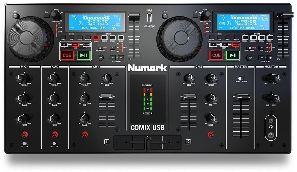Controlador DJ Numark CDMIXUSB