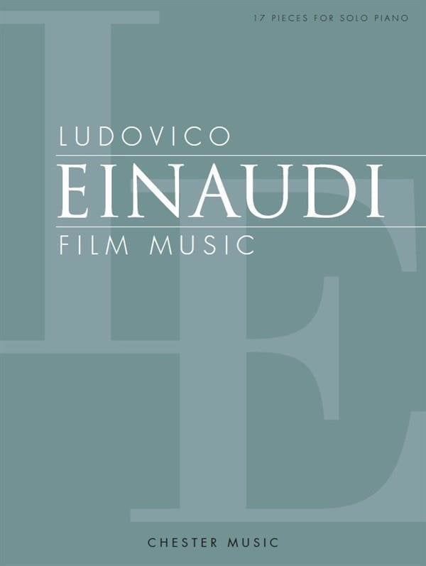 Noder til klaverer Ludovico Einaudi Film Music Piano Musik bog