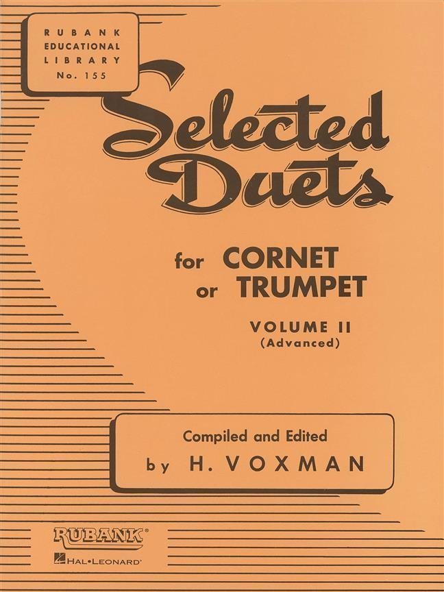 Music sheet for wind instruments Hal Leonard Selected Duets for Trumpet vol. 2