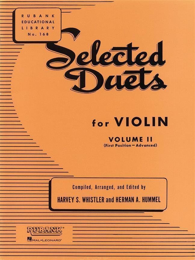 Noty pro smyčcové nástroje Hal Leonard Selected Duets for Violin Vol. 2