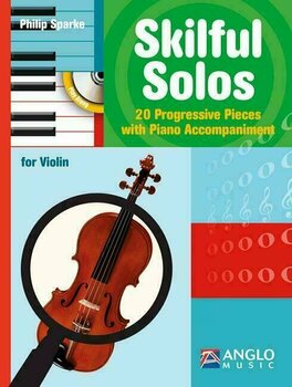 Folha de música para cordas Hal Leonard Skilful Solos Violin and Piano - 1