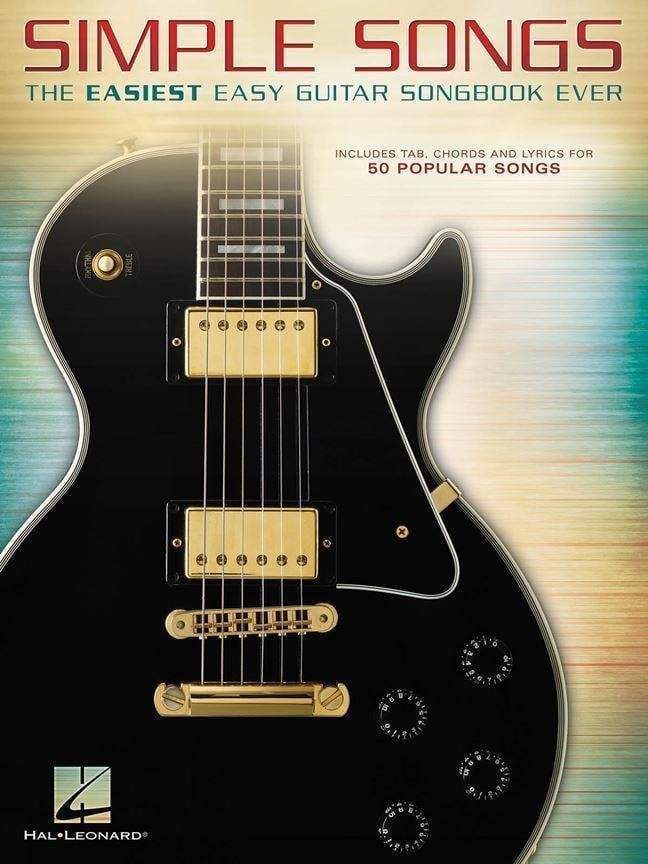 Note za kitare in bas kitare Hal Leonard Simple Songs Guitar Collection Notna glasba