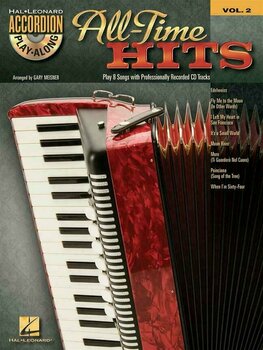 Παρτιτούρες για Πληκτροφόρα Όργανα Hal Leonard All Time Hits Vol. 2 Accordion Μουσικές νότες - 1