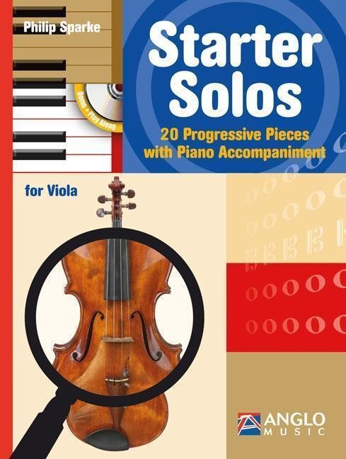 Noty pre sláčikové nástroje Hal Leonard Starter Solos Viola and Piano