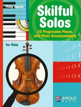 Vonószenekari kották Hal Leonard Skilful Solos Viola and Piano - 1