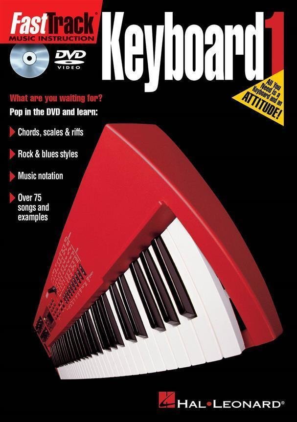 Partitura para pianos Hal Leonard FastTrack - Keyboard Method 1 Music Book