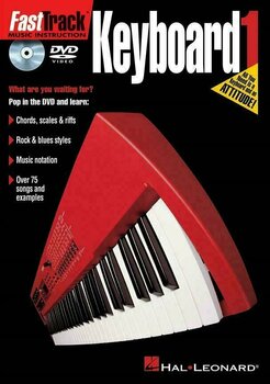 Partitura para pianos Hal Leonard FastTrack - Keyboard Method 1 Livro de música - 1