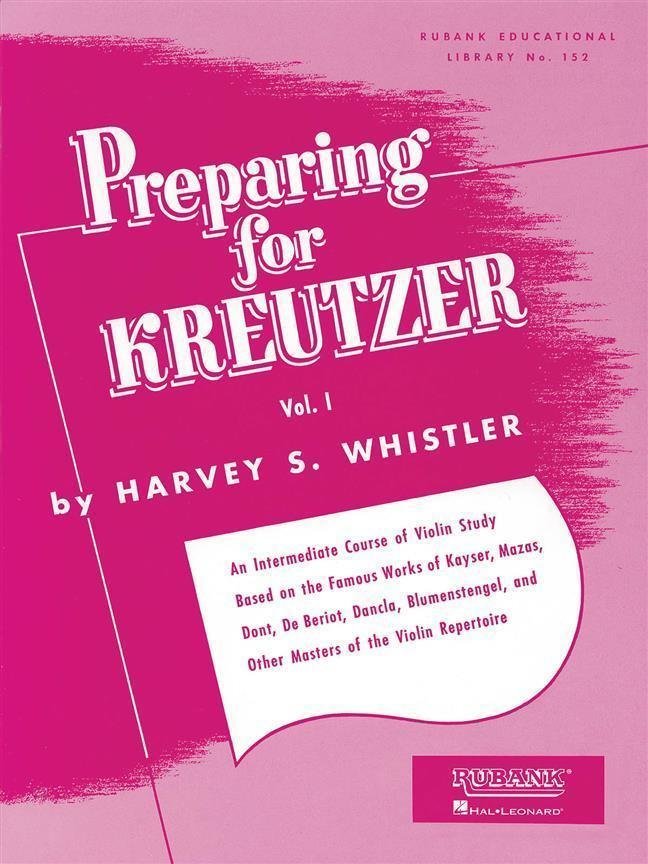 Notblad för stråkar Hal Leonard Preparing for Kreutzer Vol. 1
