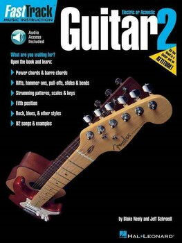 Music sheet for guitars and bass guitars Hal Leonard FastTrack - Guitar Method 2 Music Book - 1