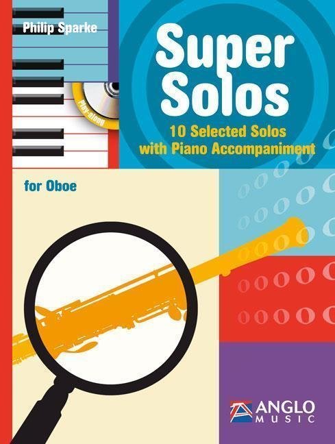 Nuotit puhallinsoittimille Hal Leonard Super Solos Oboe and Piano Oboe-Piano