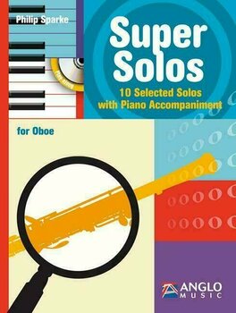 Fúvószenekari kották Hal Leonard Super Solos Oboe and Piano Oboa-Zongora - 1