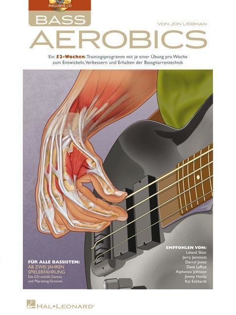 Notas Hal Leonard Bass Aerobics Book with CD