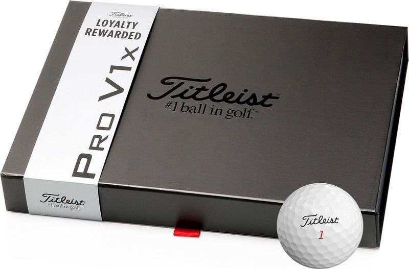 Golf žogice Titleist Pro V1x 2020 Loyalty Rewarded