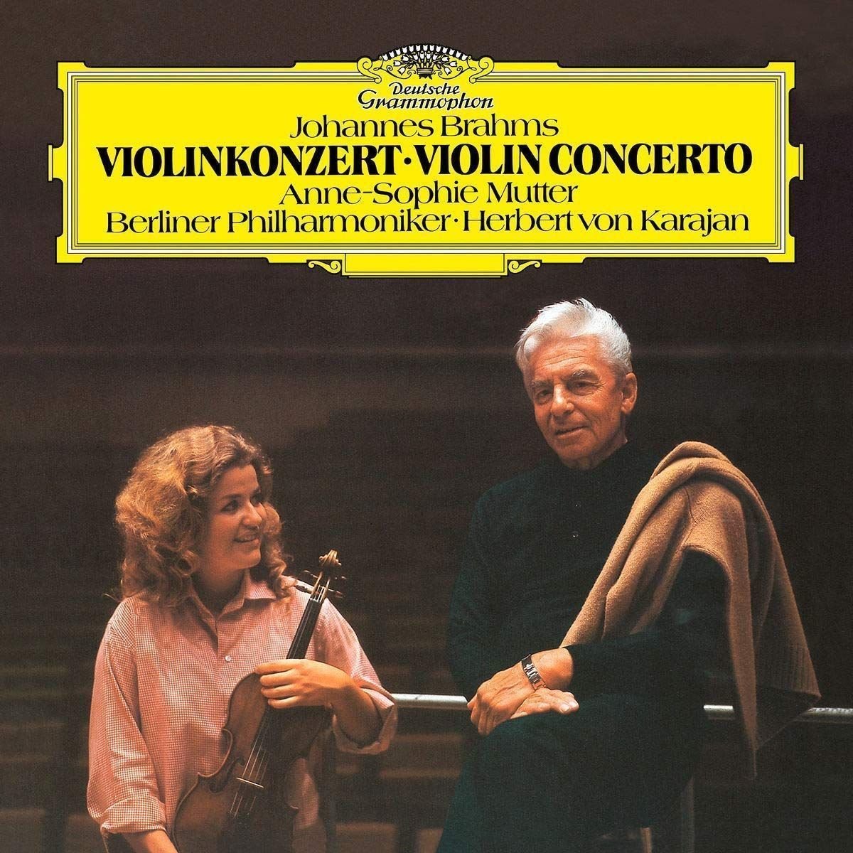 Vinyl Record Johannes Brahms Koncert pro housle