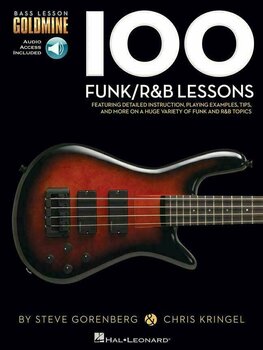 Partituri pentru bas Hal Leonard 100 Funk/R&B Lessons Bass Partituri - 1