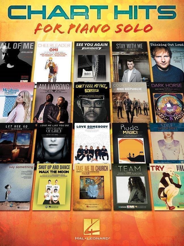 Bladmuziek piano's Hal Leonard Chart Hits for Piano Solo Muziekblad