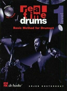 Noter för trummor och slagverk Hal Leonard Real Time Drums 1 (ENG) Musikbok - 1