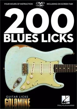Gitár és basszusgitár kották Hal Leonard 200 Blues Licks Guitar Kotta - 1