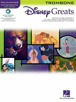 Music sheet for wind instruments Disney Greats Trombone Music Book - 1