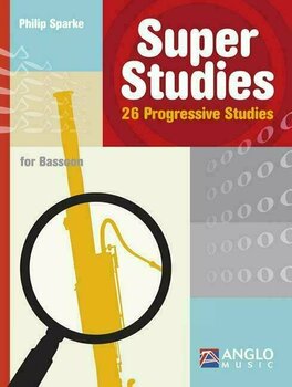 Partitura para instrumentos de viento Hal Leonard Super Studies Bassoon Music Book - 1