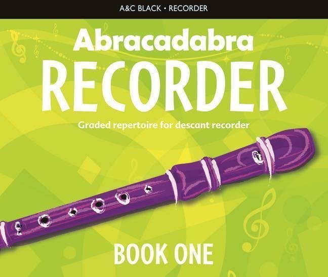 Нотни листи за духови инструменти Hal Leonard Abracadabra Recorder Book 1