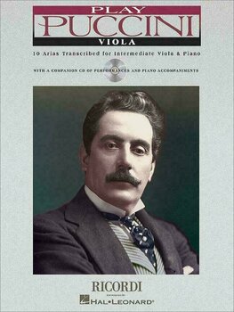 Partitura para cuerdas Hal Leonard Play Puccini - Viola Music Book - 1