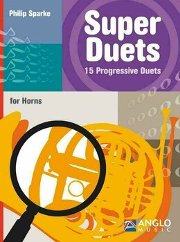 Bladmuziek voor blaasinstrumenten Hal Leonard Super Duets 2 Horns - 1