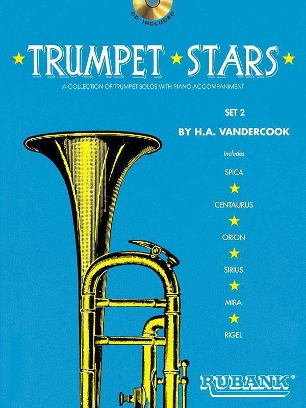Παρτιτούρα για Πνευστά Όργανα Hal Leonard Trumpet Stars Set 2