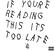 Drake - If You're Reading This It's Too Late (2 LP)