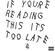 LP platňa Drake - If You're Reading This It's Too Late (2 LP)