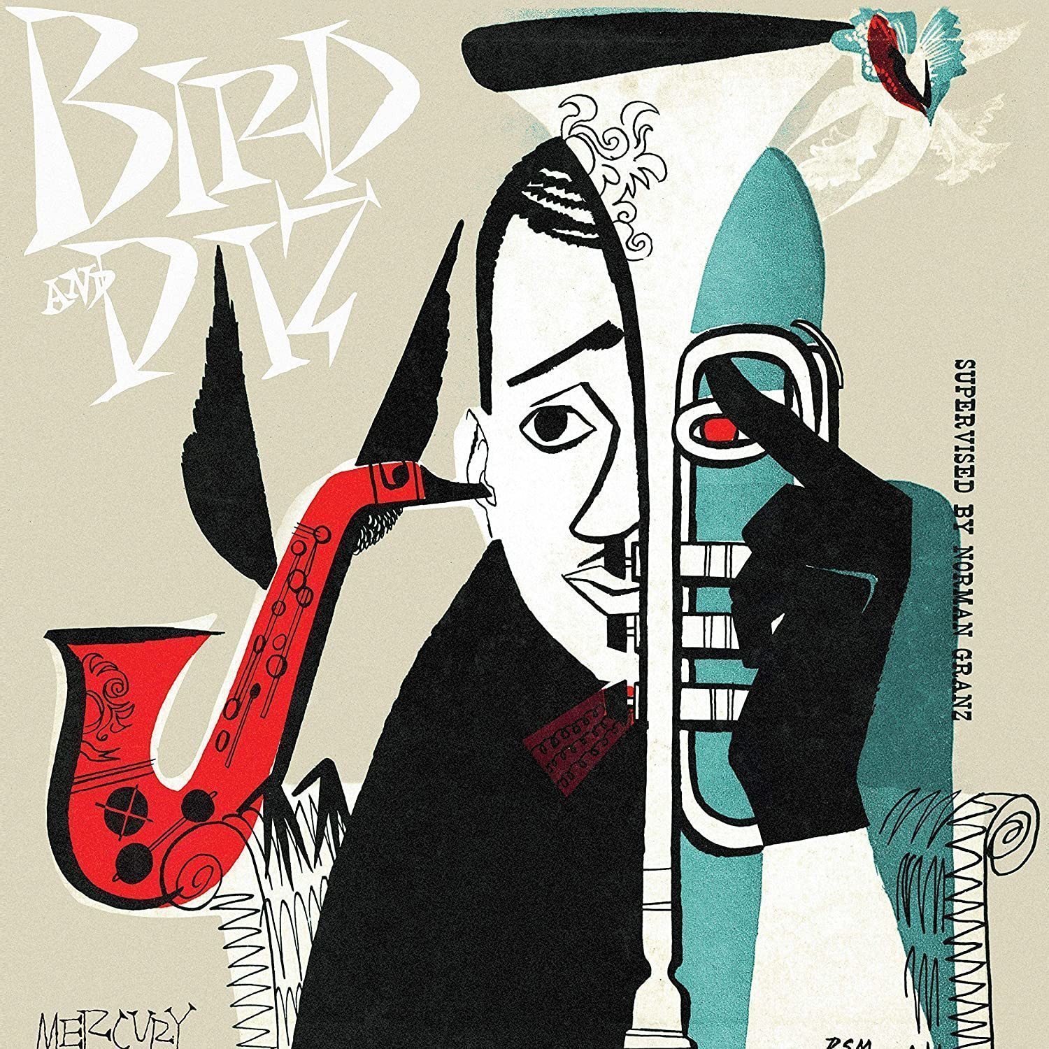 Vinyl Record Charlie Parker - Bird & Diz (C. Parker & D. Gillespie) (LP)