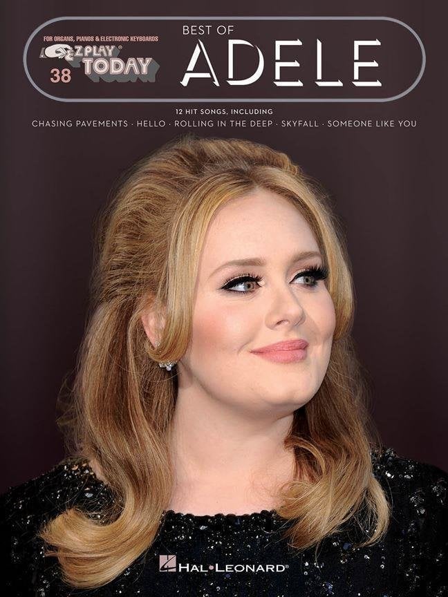 Partitura para pianos Hal Leonard Best of Adele Piano Music Book