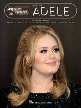 Note za klaviature Hal Leonard Best of Adele Piano Notna glasba - 1