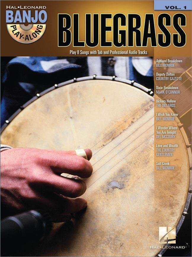 Noder til guitarer og basguitarer Hal Leonard Bluegrass Banjo Musik bog