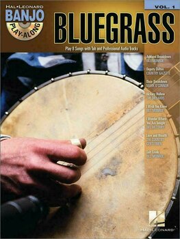 Partitura para guitarras e baixos Hal Leonard Bluegrass Banjo Livro de música - 1