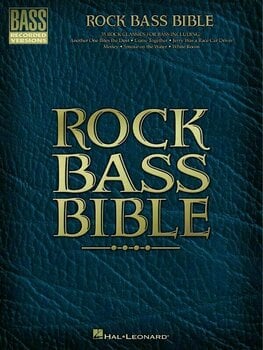 Note za bas kitare Hal Leonard Rock Bass Bible Notna glasba - 1