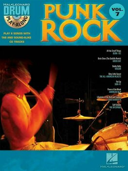 Music sheet for drums and percusion Hal Leonard Punk Rock Drums Music Book - 1